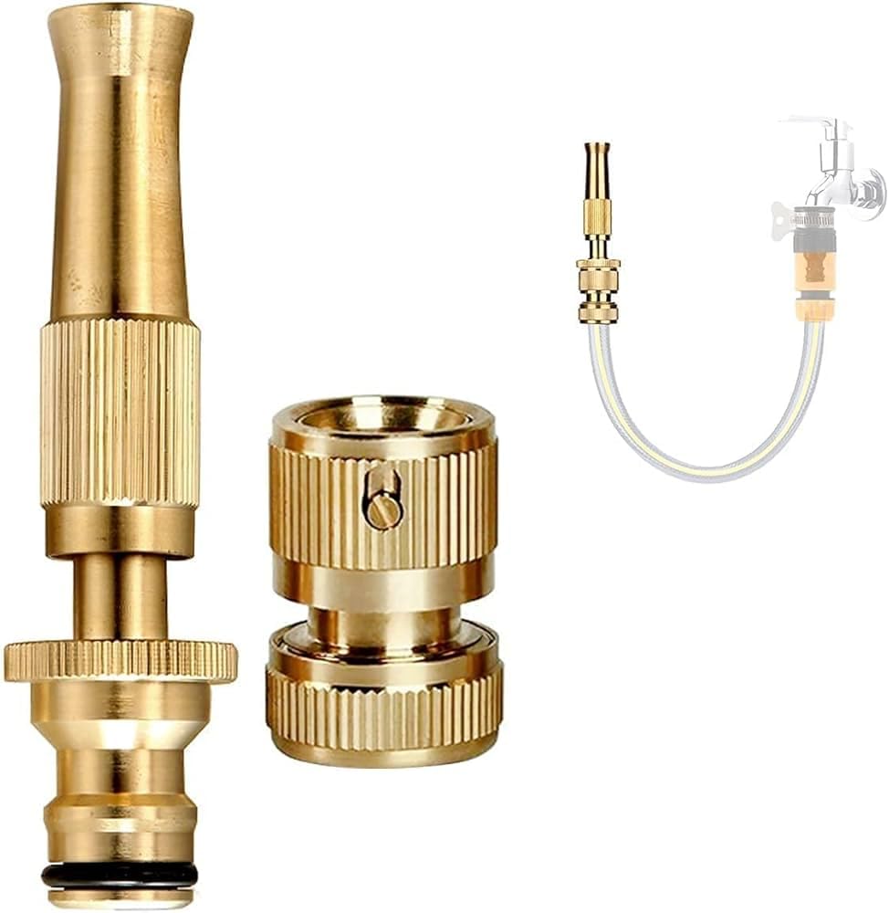 Water Spray Gun for Car Wash Bike Washing Gun for 1/2" Hose Pipe High Pressure Water Gun Nozzle Adjustable Car Washer Gun Brass Jet Water Spray Nozzle for Garden & Window (B0DFQGPGVH) Amazon Price History, Amazon Price Tracker