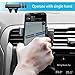 Lamicall Car Cell Phone Mount, Air Vent Clip Holder, Universal Stand Hands Free Cradle Compatible with Phone 12 Mini 11 Pro Xs Xs Max Xr X 8 7 6 6s Plus SE and Other 4.7-6.5'' Smartphones - Gray