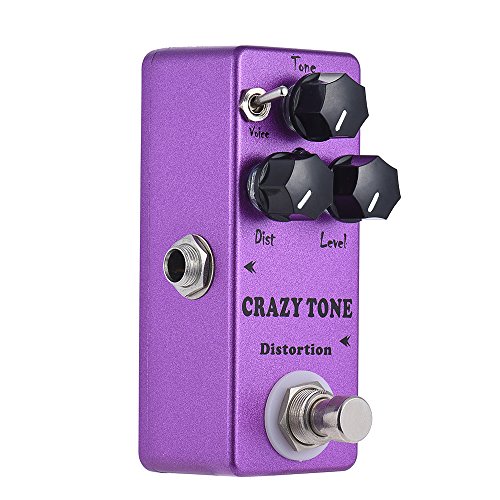SHUIYUE MP-50 Crazy Tone Riot Distortion Mini pédale d’effet Guitare Unique True Bypass,Mini Effet - Les Beatles, Paul McCartney, John Lennon, RIngo Starr, George Harrison SHUIYUE MP-50 Crazy Tone Riot Distortion Mini pédale d'effet Guitare Unique True Bypass,Mini Effet – Image 5