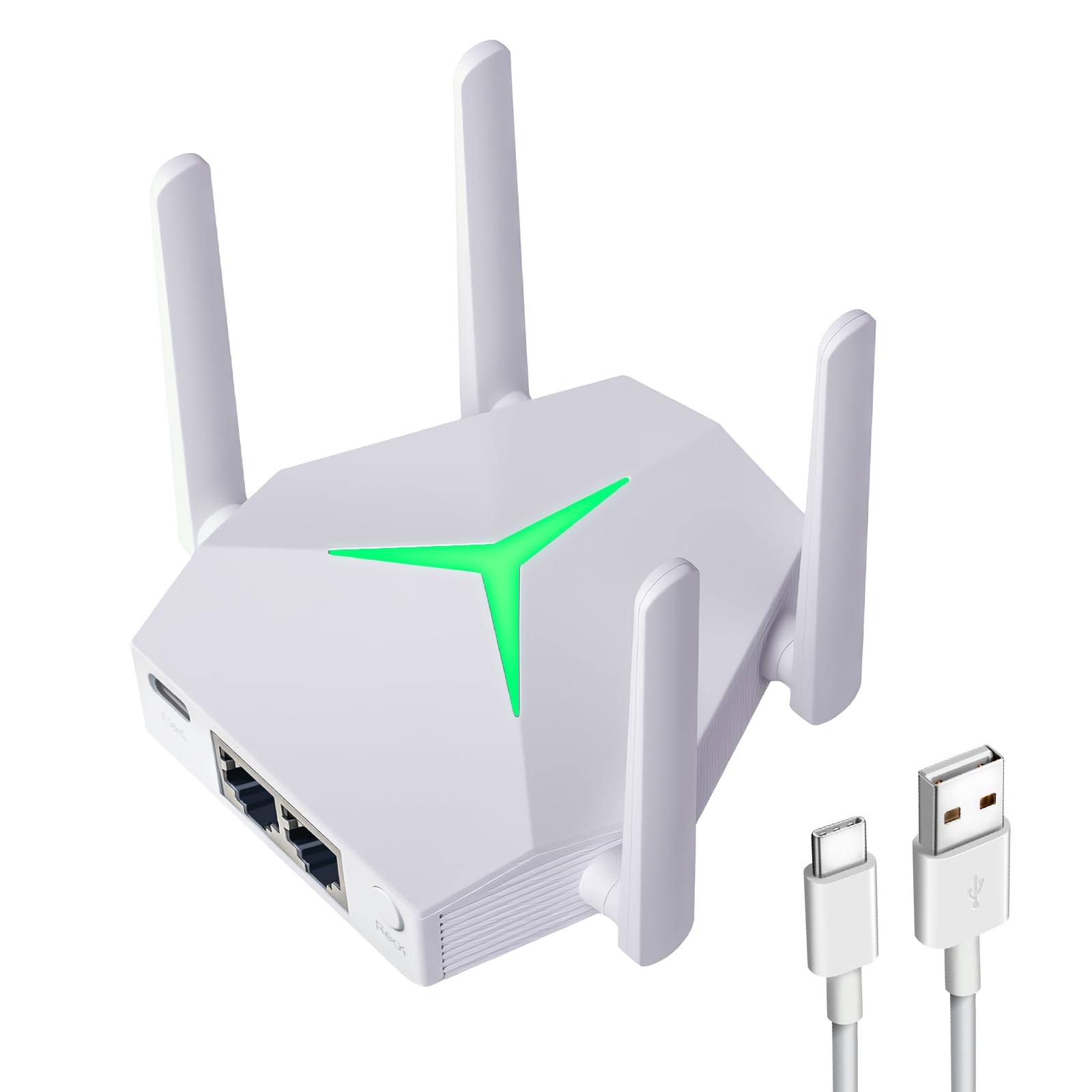 2025 AC1200 WiFi Range Extender, USB Dual Band 5GHz/2.4GHz WiFi Repeater with 3 Modes & 2 Ethernet Ports Cover up to 12000 Sq.ft, EX004 Internet Signal Booster for Whole Home, Plug and Play (White)-image-47