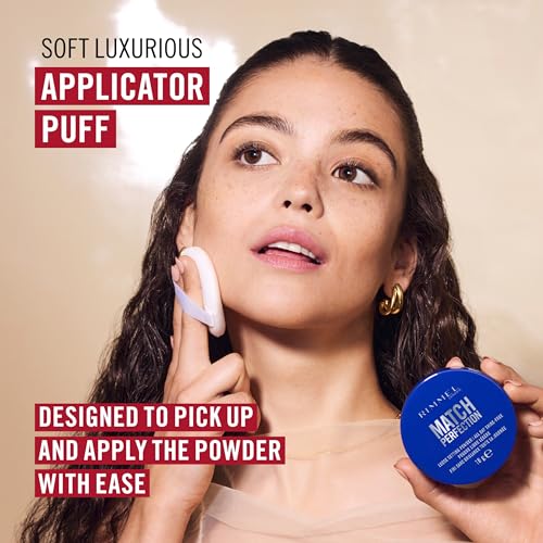 Rimmel Match Perfection Loose Setting Powder, 002 Translucent Honey, Lightweight & Breathable, Matte Finish, Vegan-Friendly Makeup, 18g - Image 6