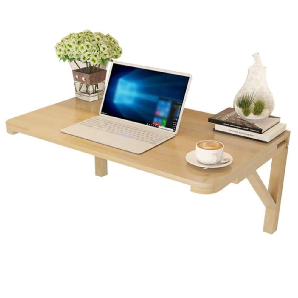Table pliante murale en bois massif 120x60cm pour cuisine