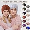 3 Pack Satin Lined Beanie for Women, Warm Slouchy ... #5