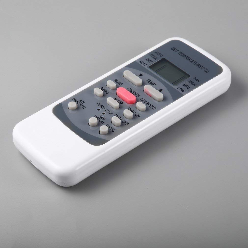 Reemplazo Universal del Controlador de Control Remoto del Aire Acondicionado para Media R51M Gris