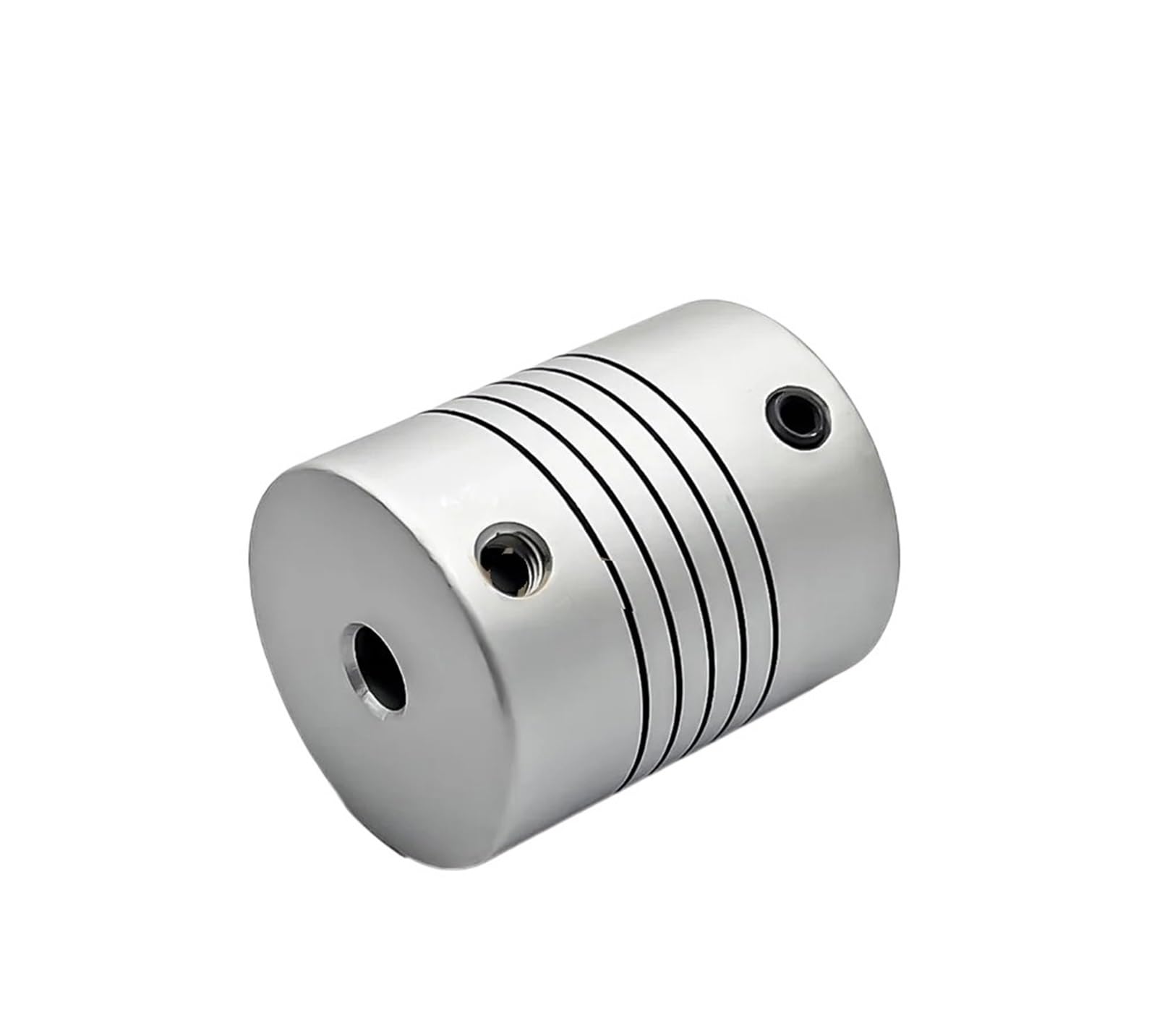 Rigid coupling,Stainless steel rigid coupling 1pcs D25L30 Wire Elastic Coupling Aluminum Alloy Bore 4/5/6/6.36/8/9.5/10/11/12mm Shaft CNC Shaft Motor Coupling(6.35mm to 6.35mm)