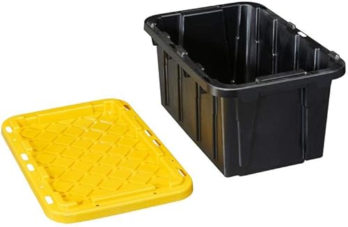 Miniatura 4 de K2 Enterprises - Papelera de almacenamiento (7 galas), color negro