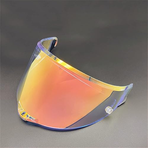 BSTOP Protectores de casco para PISTA GPR GPRR CORSA R RACE 3 para motocicleta con protección contra el viento (Revo Clear Red)