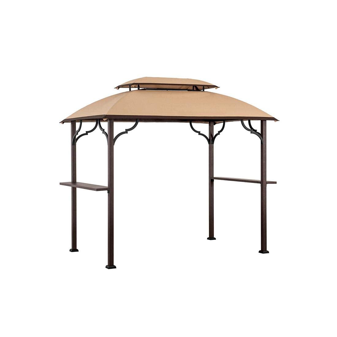 Garden Winds Replacement Canopy Top Cover for Greenvail Paxton A103001900, A103001911 Grill Gazebo - Riplock 350