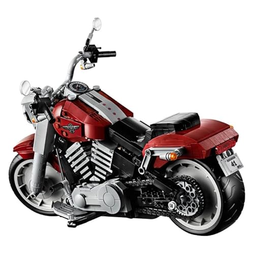 LEGO Creator - Harley Davidson Fat Boy, Maqueta para montar coleccionable de moto del 30 aniversario Harley Davidson, Recomendado a partir de 16 años (10269)
