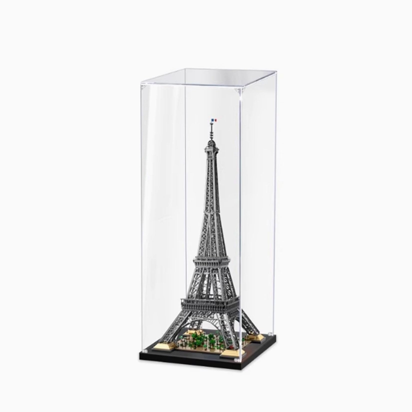 Vbxdhiid Transparent Acrylic Display Case For Lego 10307 Eiffel Tower In Paris Dustproof Display Case (Model Not Included) (3Mm)