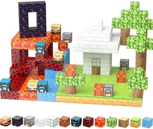 Dreamy Cubby Juego de 100 Bloques magnéticos:...