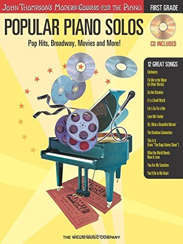 Popular Piano Solos - First Grade: Pop Hits, Broadway, Movies and More! (Book with CD) by Hal Leonard Corp. (2006-08-01)