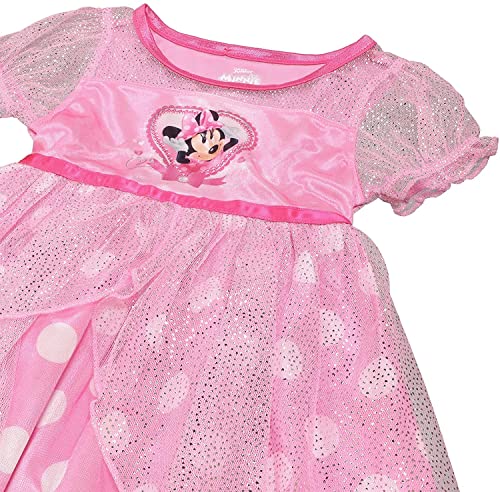 Disney Girls Little Minnie Mouse Nightgown, Fantasy Minnie, Size 4T4