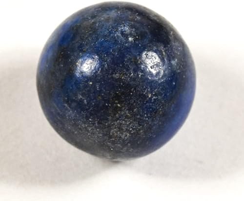 Miniatura 3 de Lapislázuli azul intenso de 0.630 in con esfera de pirita dorada pulida, bola mineral de cristal natural pulido - Afganistán (1 unidad)