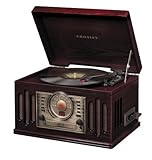 Crosley CR73 Conductor Entertainment Center Audio System, Cherry