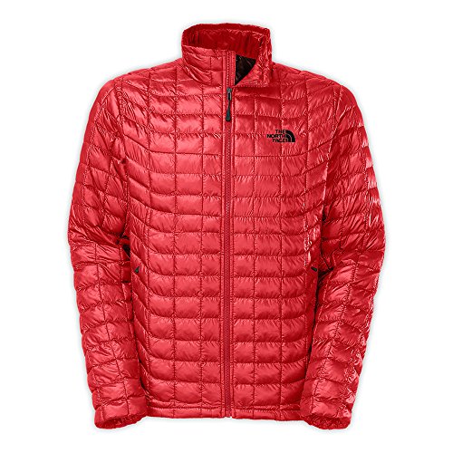 Image of The North Face Mens ThermoBall Full-Zip Jacket Rage Red MD