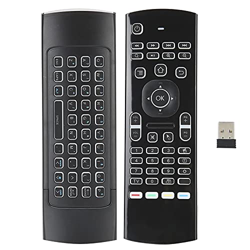 Teclado inalámbrico, Teclado de conectividad Estable y de Largo Alcance Teclado infrarrojo de Baja energía Control Remoto Infrarrojo para Uso Diario del hogar