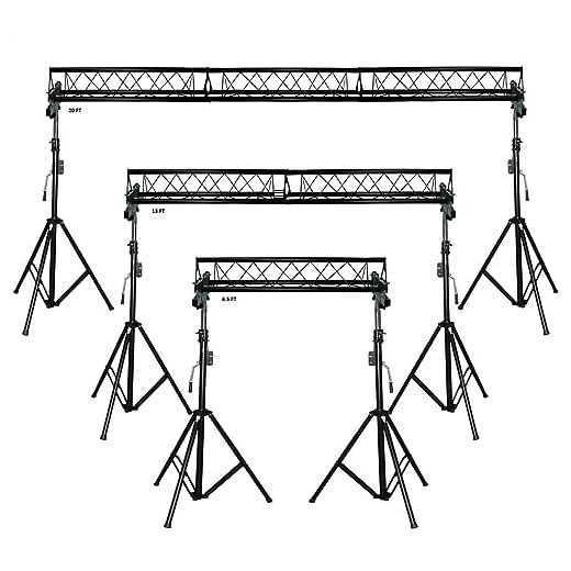 20' ft Wide Crank Triangular Trussing Mobile DJ Lighting Truss System Triangle