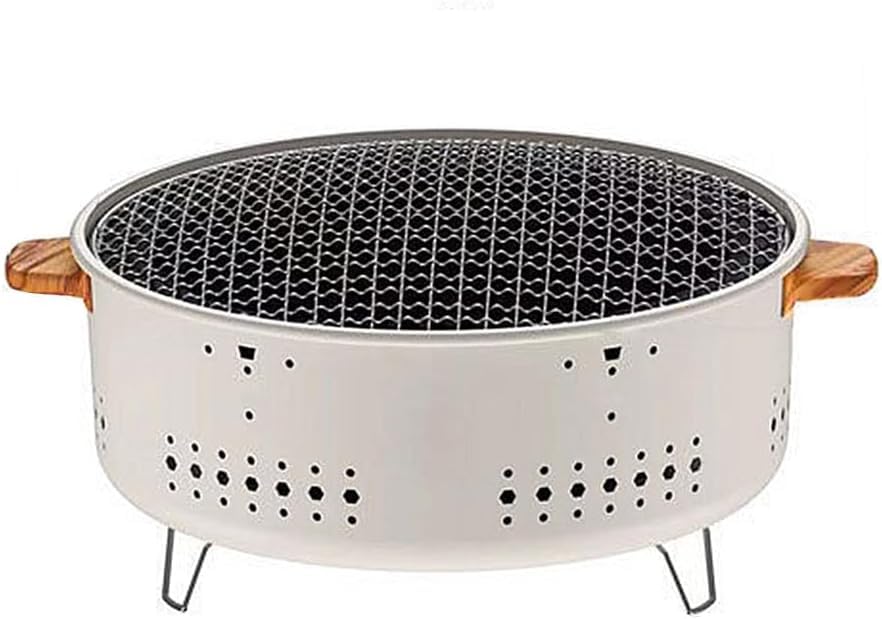 Versatile Charcoal BBQ Grill | Portable Round Stove for Outdoor Barbecue, Hot Pot, Camping, Garden & Beach Parties | Tabletop Charcoal Grill-image-26