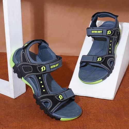 Image of DOCTOR EXTRA SOFT Men's Classic Athletic & Outdoor Casual Sandals /Floaters with Adjustable Cushion Strap for Adult | Comfortable & LightWeight |Stylish & Anti-Skid |Everyday Use for Gents & Boys D-305