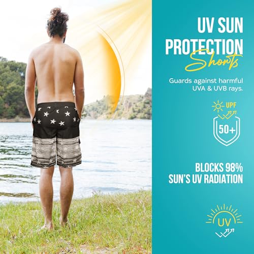 Banana Boat Mens UV Protection Four Way Stretch Volley Shorts Side Pocket | Swim Trunks | Quick Dry Shorts| Gym Shorts Men2