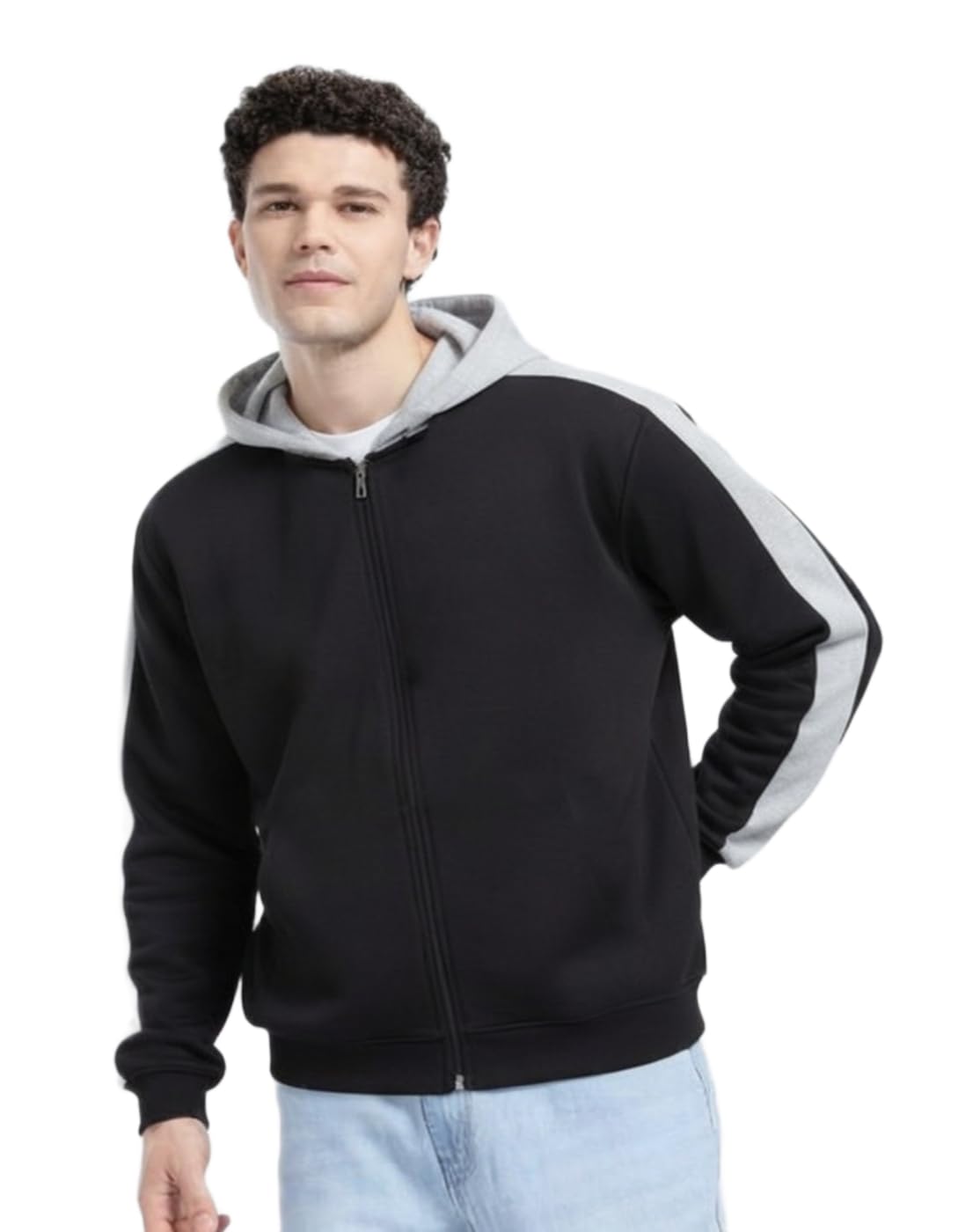 the classic togs Men's T-Shirt | Gym Wear | Men’s Teeshood for Cold Weather |Casual Full Sleeve T-Shirt Hood | Stylish Zip-Up Winterwear | Trendy Soft Fabric Outerwear for Daily Use |9-picture-13