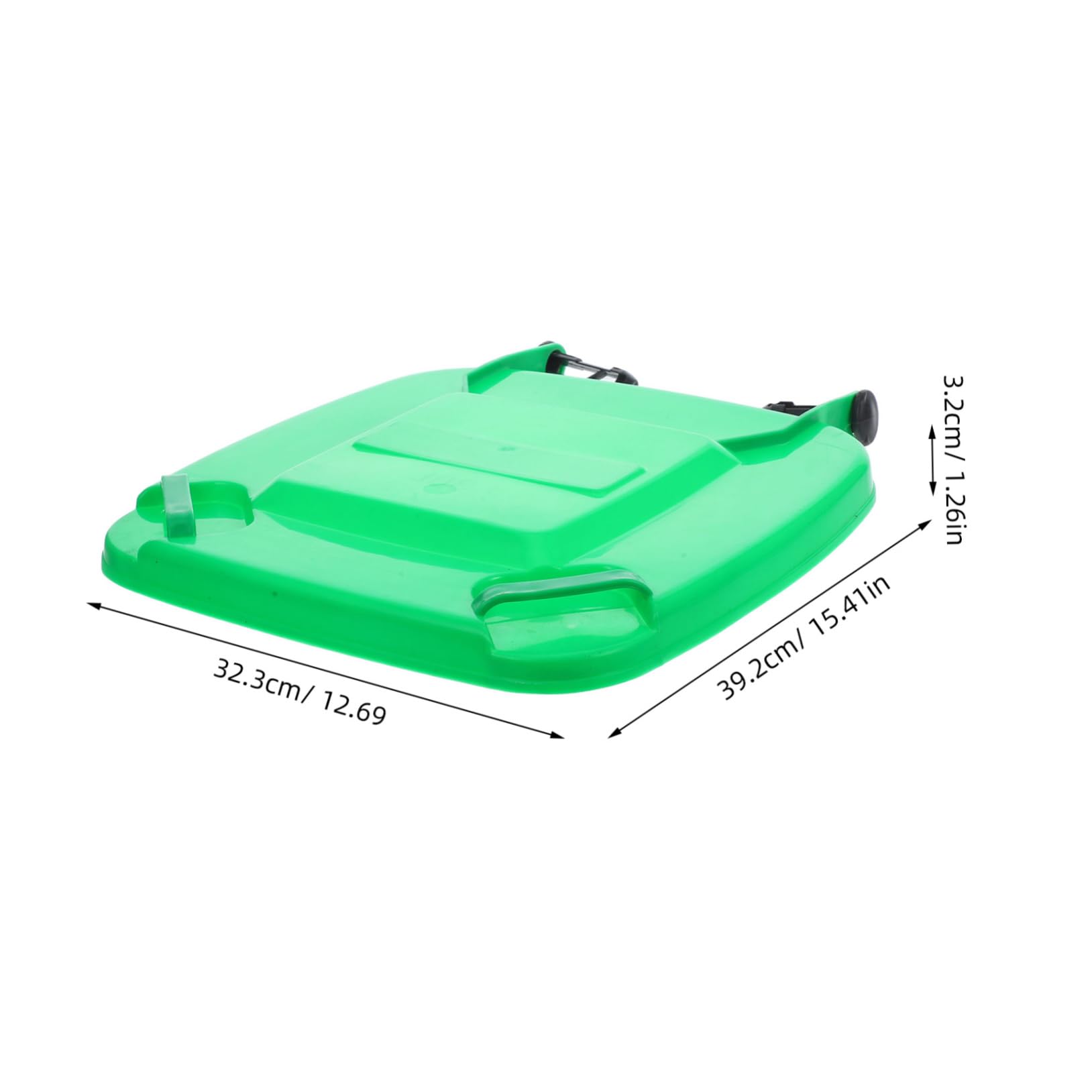 Amosfun Tapa Resistente de 30l Plástico de Basura Verde para de Cubo Fácil de Usar y para Hogares y Uso Exterior