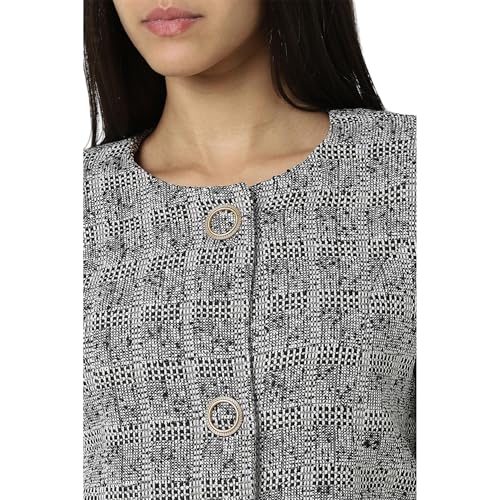 Image of Van Heusen Women's Regular Fit Casual A-line Coat, polyester blend