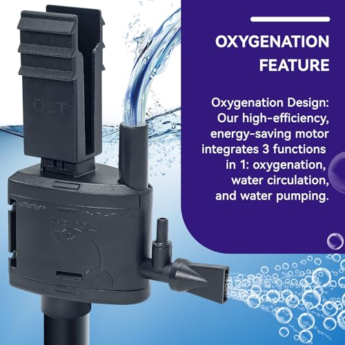 Image of 100 GPH Submersible Water Pump 5W With Oxygen Enhancement Suitable for fish tanks