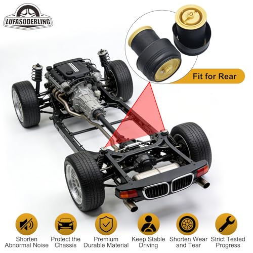 LUFASODERLING 2* E70 Luftbalg Hinten für BMW X5 E70 2007-2015,für BMW X6 E71 2008-2015,für BMW xDrive30i xDrive35d xDrive48i 37126790078 37126790079 37106781827 37126790080