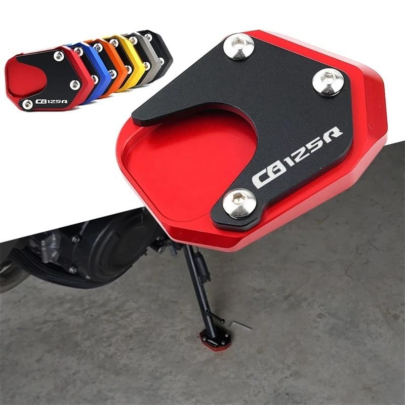 Extension De Béquille Latérale Pour Honda CB125R (2018-2024) - En Aluminium CNC - Anti-dérapante - Installation Facile