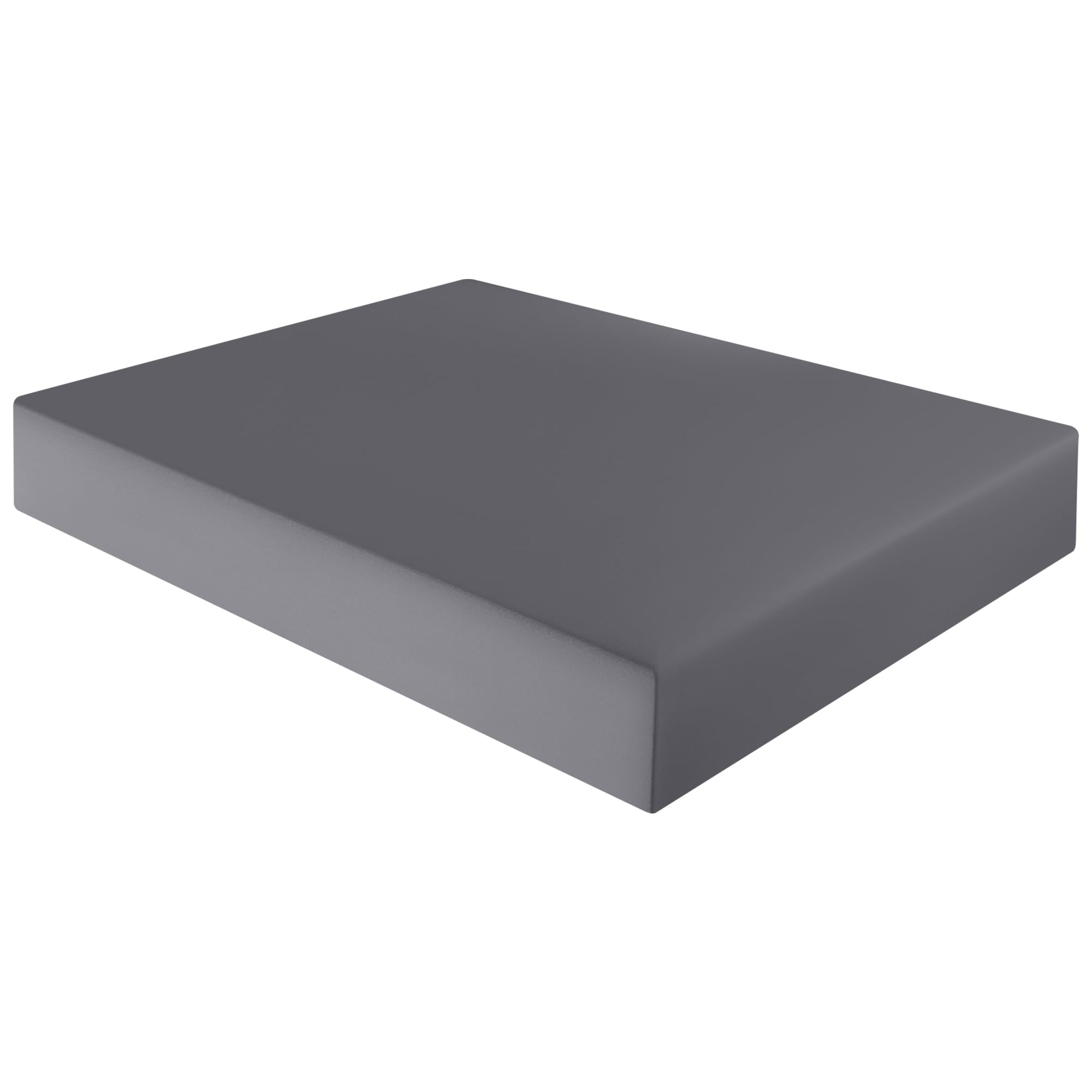 HOME ACE Grey Extra Deep Non Iron King Size Fitted Sheets Polycotton Fitted Bed Sheets, Poly Cotton Deep Kingsize Bed Sheet Fitted, 16”/40CM King Size Fitted Sheet
