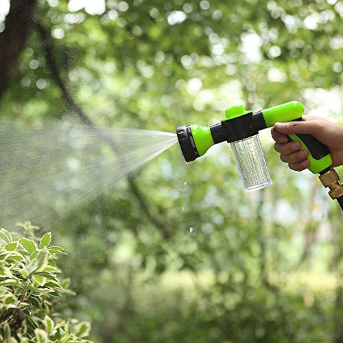 Goolsky Schuinsproeier, waterslang voor de tuin, mondstuk, zeepdispenser, pistool om auto, huisdieren te wassen, planten… - Afbeelding 5