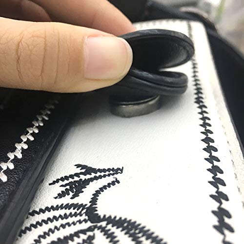 Sbyure 40 Sets Magnetic Snaps 18 Mm Fastener Clasp Purse Magnet Sets For Sewing, Craft, Purses, Bags, Clothes, Leather,Silver Color #TOP5