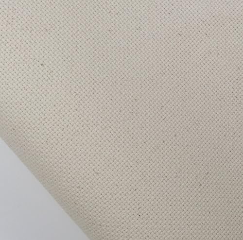 Image of KCS 59 inch x one Yard (93cmx149cm) 14CT Counted Cotton Aida Cloth Cross Stitch Fabric (Oatmeal)