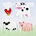 Design Ideas Gelgems Window Clings, Farm Friends, Small Bag