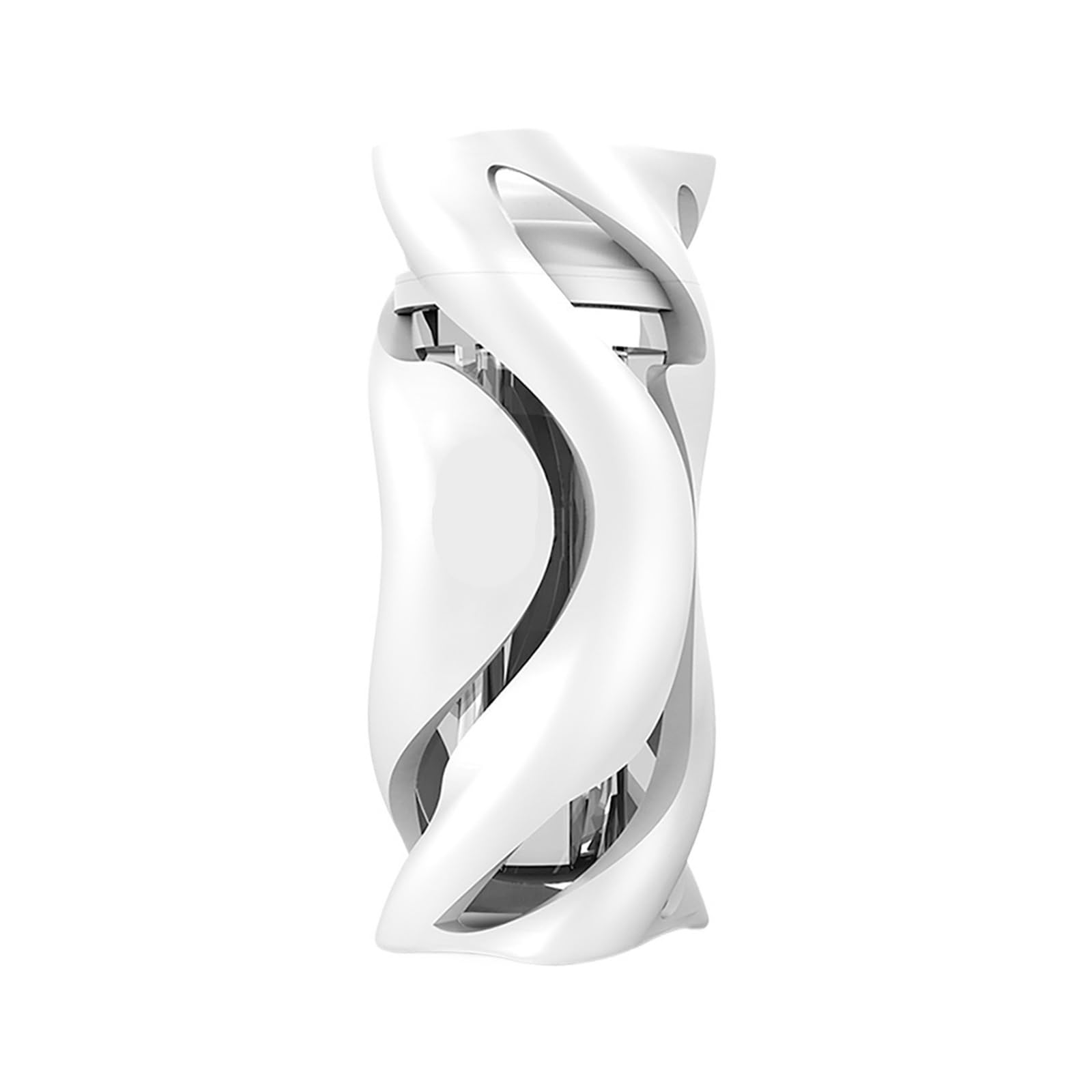 Manicotto da massaggio in silicone for uomo con trama realistica(White Cup and Sleeve)