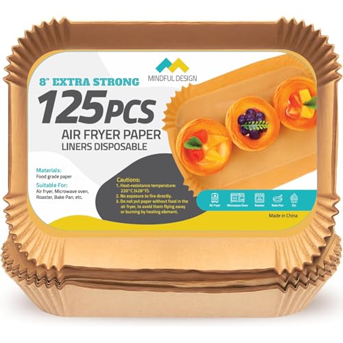 Mindful Design Air Fryer Paper Liners
