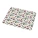 Produktbild Office Mouse Pad Weihnachtsdekoration Sammlung, klassische Weihnachten inspirierende Kranz Zuckerstange Schneemann Muster Fest Dekor, rot weiß für Kinder