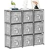 Amazon.com: LUKYTOWER 9 Cube Closet Organizer with Beautiful Printed ...