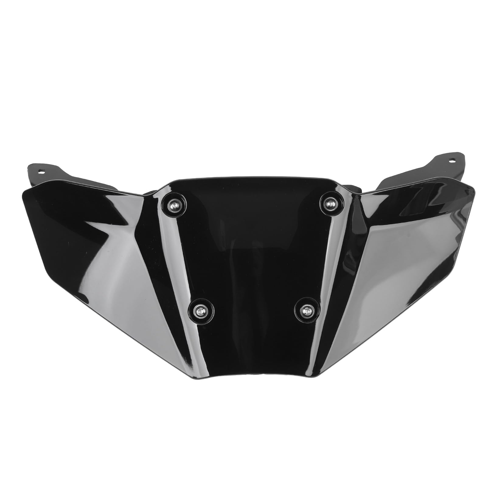 Ochrona Wiatru przednią szybą wiatrową, Odporna na Weather Motocyklową szybę Aerodynamics Poprawiła stabilność Stabilności MT-09 2024, a Później Zmniejszona (BLACK)