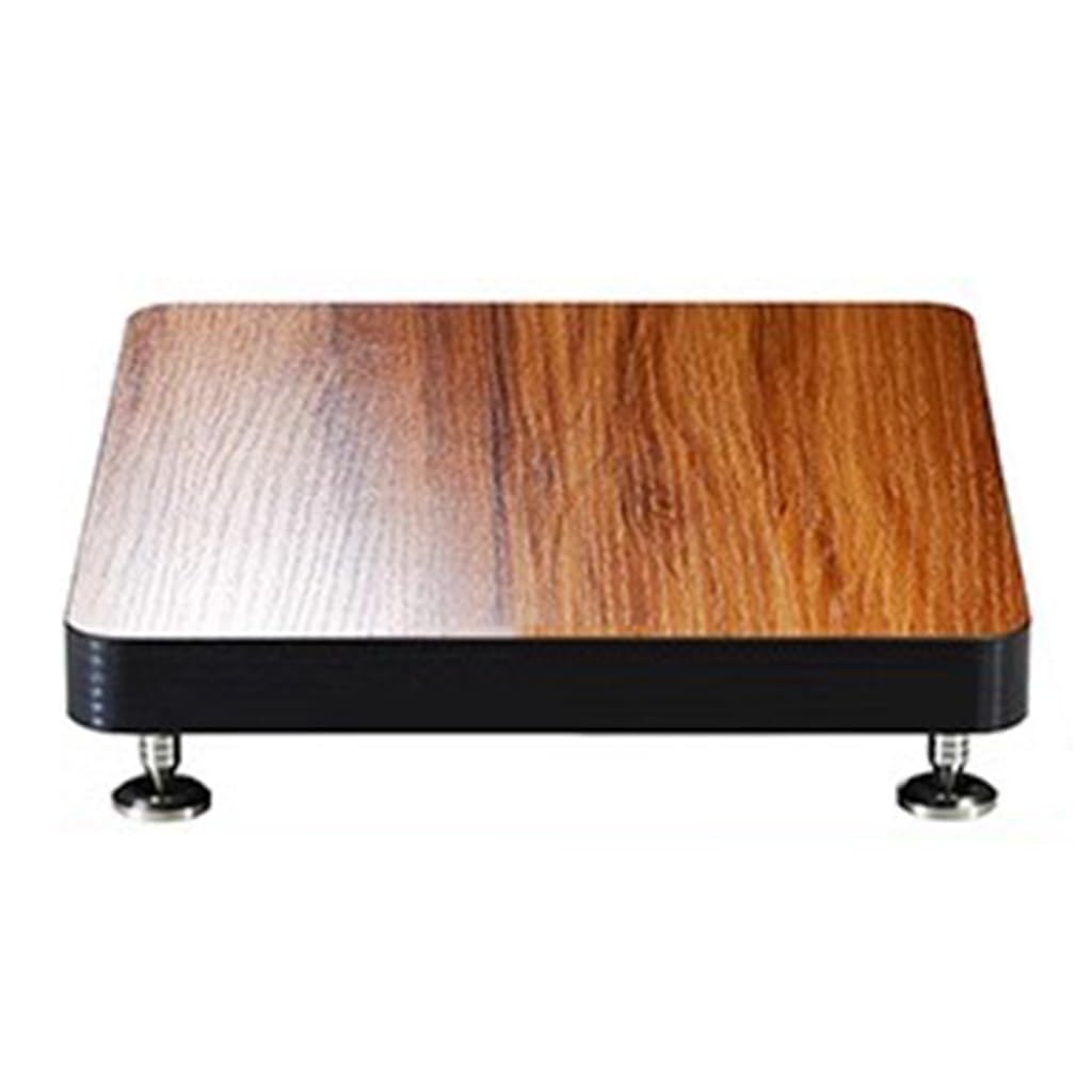 HiFi Rack AV Regal HiFi-Ständer Plattenspieler-Ständer Geräteschrank Für Verstärker/Turntable/Skybox/Drucker (Wood Color, 23 x 29cm)