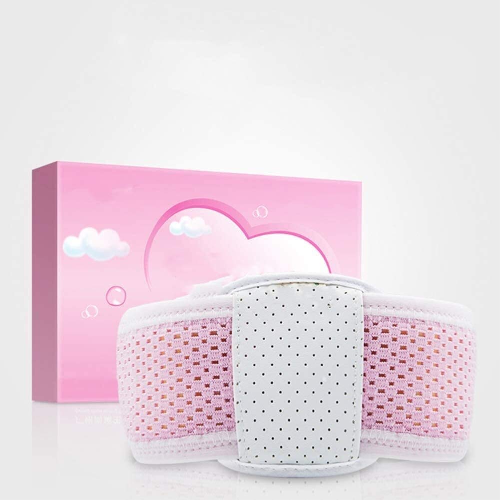 Cinturón de Soporte para Hernia Umbilical Braguero de Soporte para Hernia con 3 Almohadillas de compresión extraíbles y Correas Ajustables para el Tratamiento del bebé Cinturón para Hernia