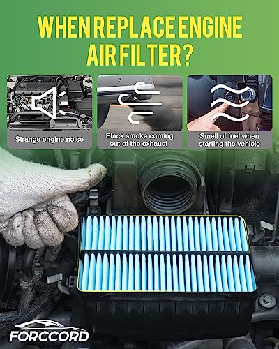 Image of 2-Pack Engine Air Filters for Lexus IS250 2006-2013, IS350 2006-2013 | for 2007-2011 GS350,2006-2007 GS430 Replace#17801-31110, Engine Filter Replacement Car Accessories