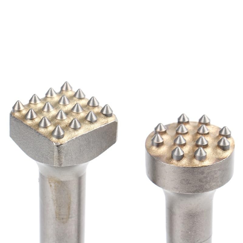 1 pz Punta in lega Scanalatura Scalpello Piatto Rotondo SDS Max Scalpello Martello Elettrico Punte for Trapano Utensili for Muratura for Superficie in Cemento di Muro in Pietra(12Teeth(Round))