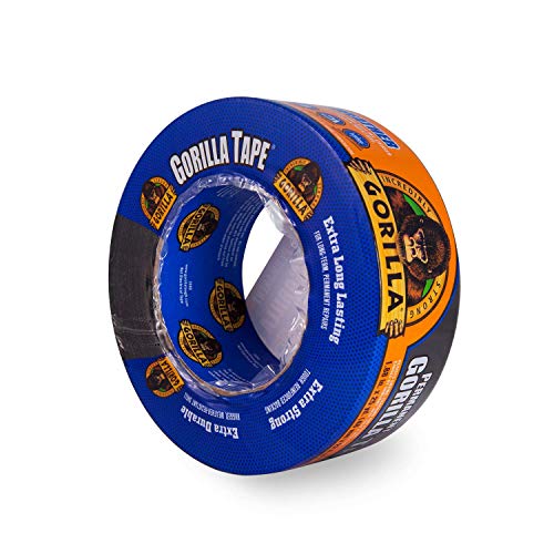 Image of Gorilla All Weather Duct Tape, Black, 1.88 inch x 25 yd - UV and Temperature Resistant Waterproof Tape for Outdoor Repairs (Pack of 4)