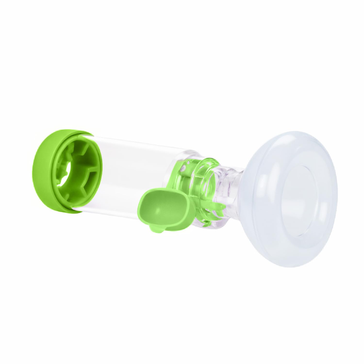 free-space Espaciador de inhalador de Aerosol para Gatos o Perros. Espaciador portátil para administrar medicamentos a su Mascota con indicador de respiración Exclusivo. (for Cat (Green))