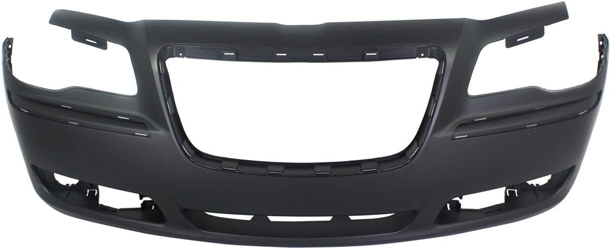 Garage-Pro Bumper Cover Compatible with 2011-2014 Chrysler 300 Primed With Adaptive Cruise Control and Fog Light Holes Front CAPA