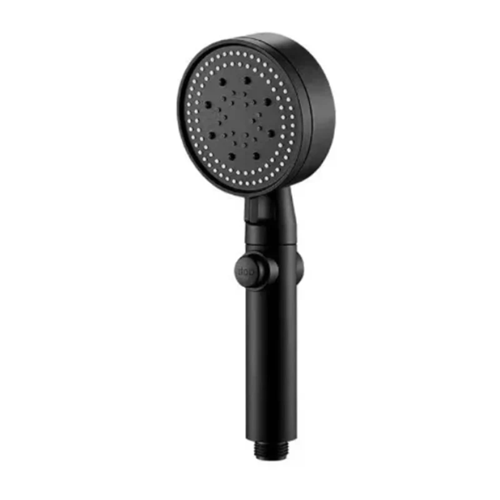 Shower Head High Pressure 5 Modes Adjustable Showerheads with Hose Water Saving One-Key Stop Spray Nozzle Bathroom Accessories Suitable for Showering(Black)