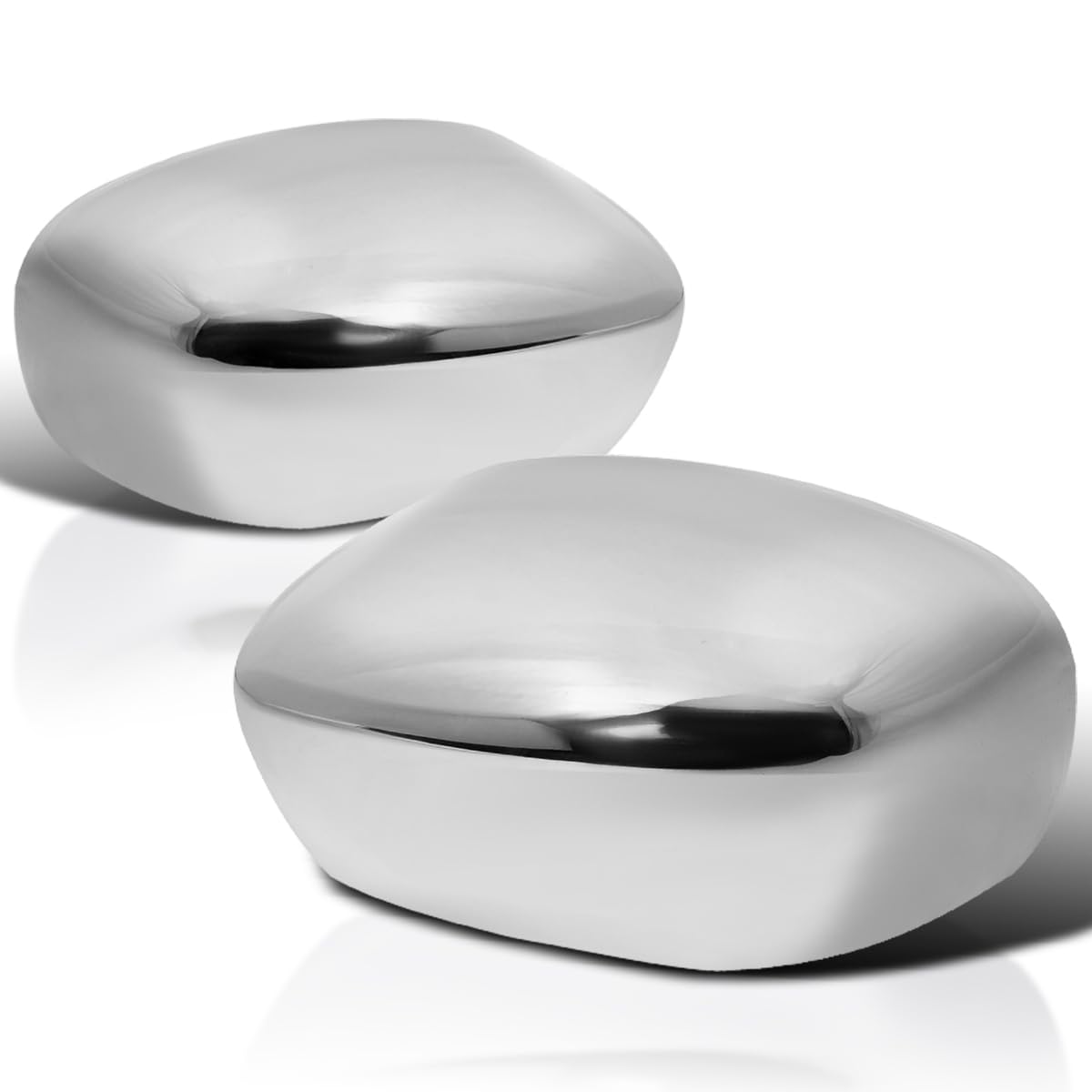 Spec-D Tuning Chrome Mirror Covers Compatible with 2005-2010 Chrysler 300 300C Limited Touring Hemi SRT8, 2005-2008 Dodge Magnum, 2006-2010 Charger